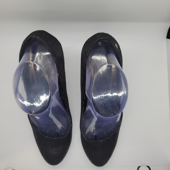 Calvin‎ Klein Olive 2 Leather Heels-Black-Women's 9.5 - Picture 3 of 10